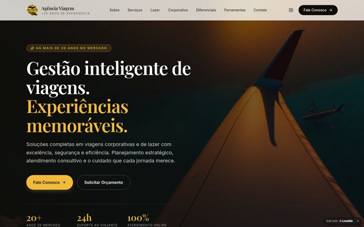 Kuvakaappaus sivustosta agenciaviagem.com.br