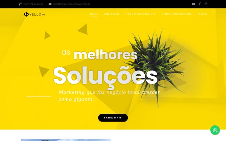 Screenshot of agenciayellowup.com.br
