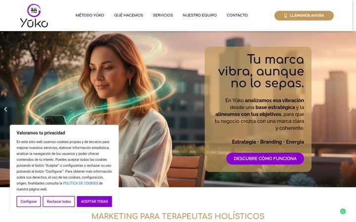 Screenshot of agenciayuko.es