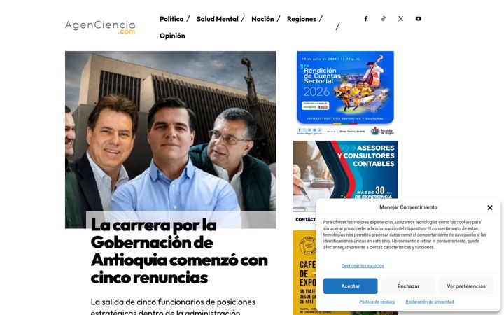 Ekrano kopija agenciencia.com