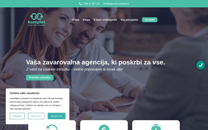 Screenshot of agencija-komplet.si