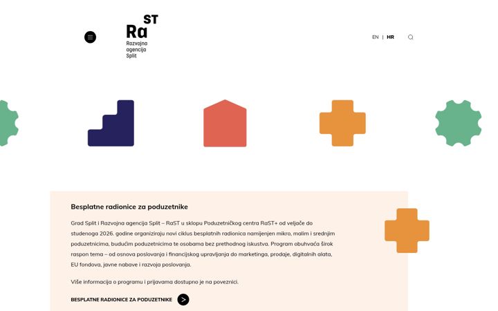 Screenshot of agencija-rast.hr