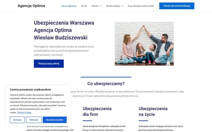 Screenshot of agencja-optima.pl