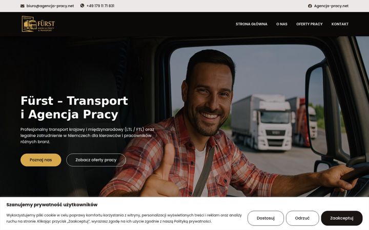 Screenshot of agencja-pracy.net
