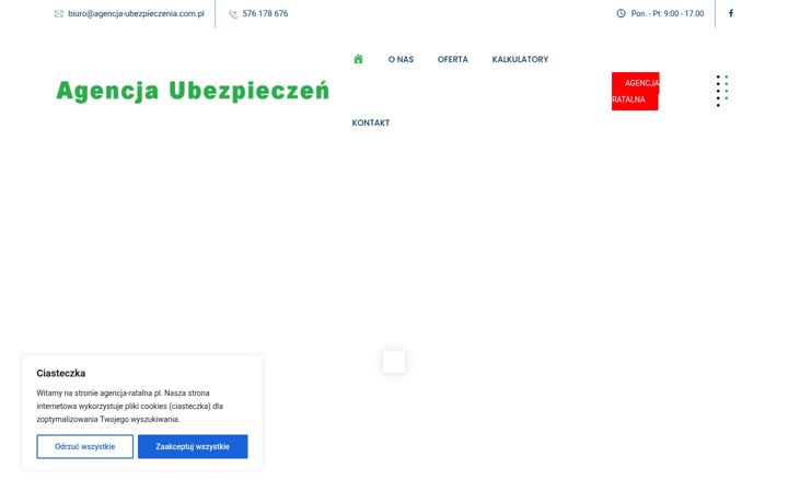 Kuvakaappaus sivustosta agencja-ubezpieczenia.com.pl