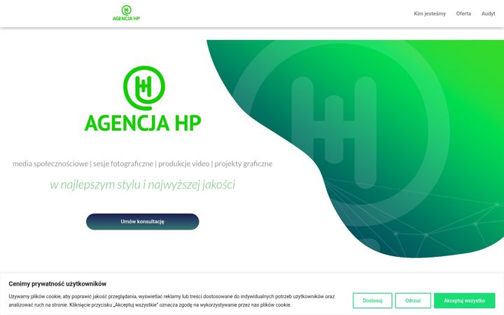 Snímek obrazovky agencjahp.pl