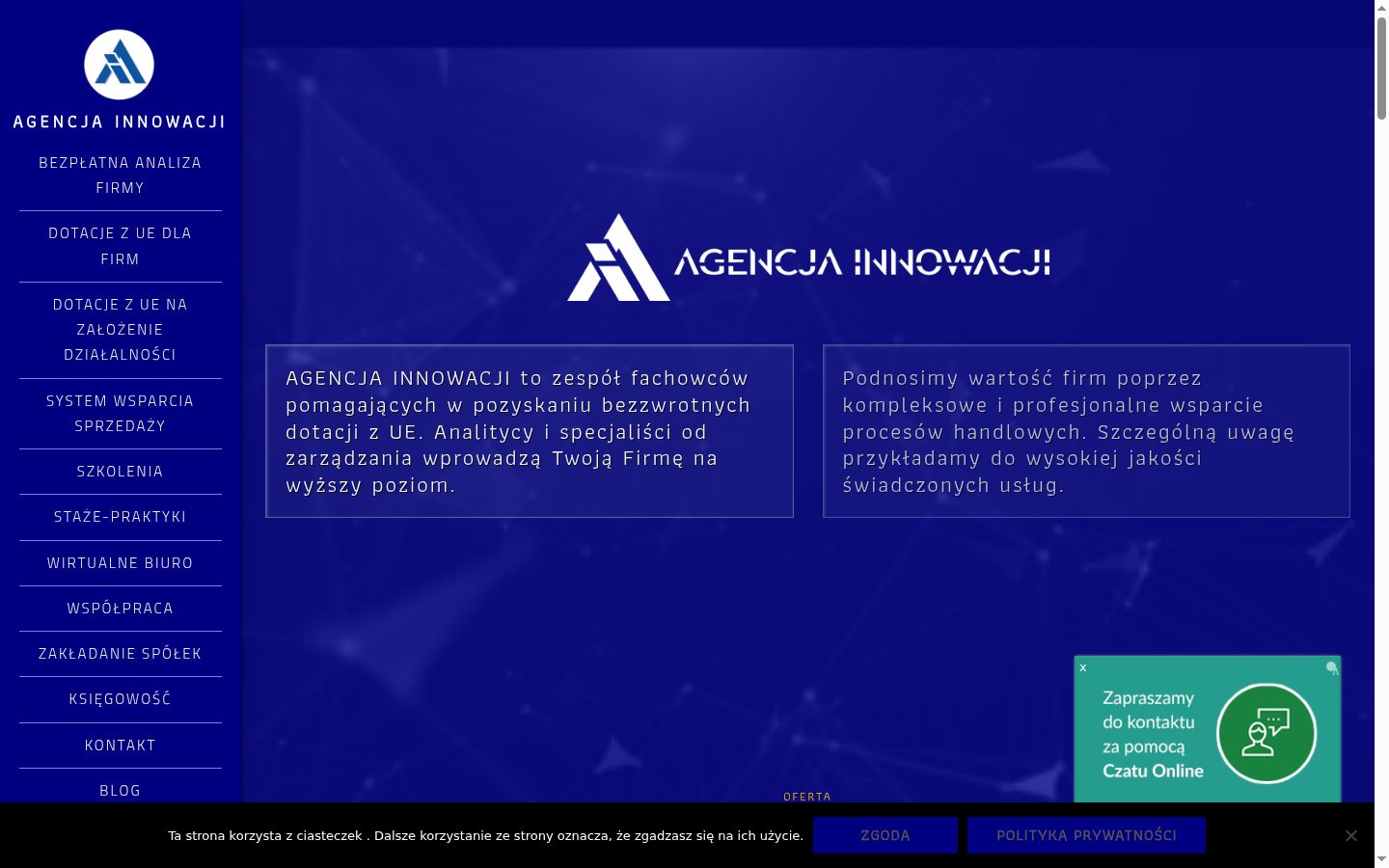 Captura de pantalla del banner de consentimiento mostrado antes de cualquier interacción