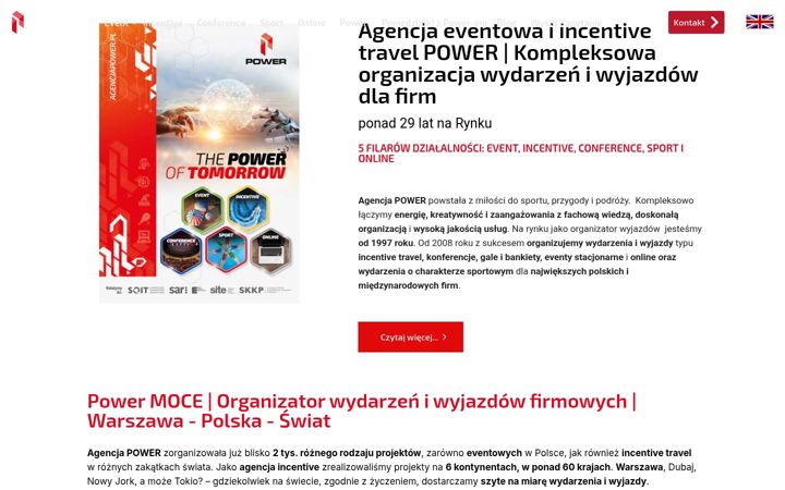 Snímek obrazovky agencjapower.pl