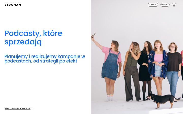 Ekraanipilt saidist agencjaslucham.pl