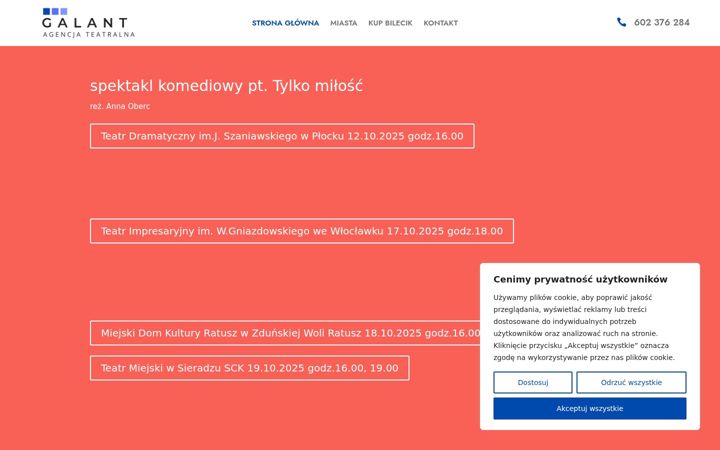 Ekraanipilt saidist agencjateatralna.pl