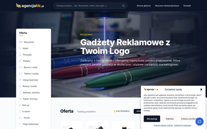 Screenshot of agencjatik.pl