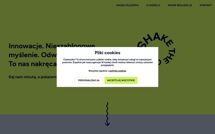 Captura de pantalla de agencjaup.pl
