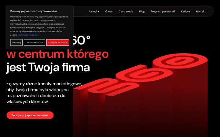 Captura de pantalla de agencjawroclawska.pl