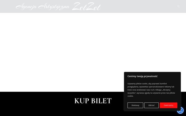 Screenshot of agencjazetzet.pl