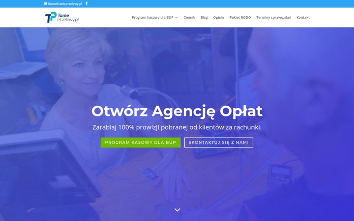 Screenshot of agencjeoplat.pl