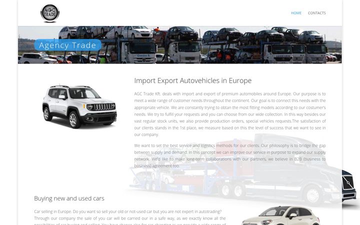 Screenshot of agency-trade.com