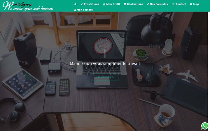 Screenshot of agency-web.eu