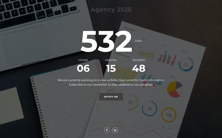 Screenshot of agency2525.com