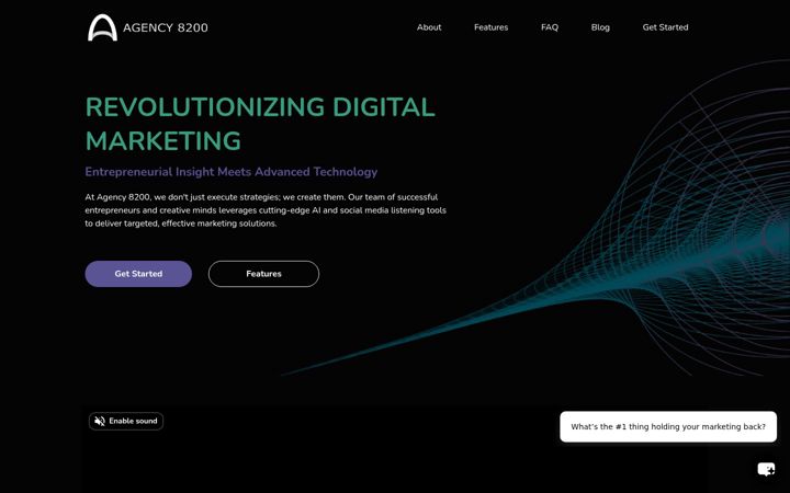 Screenshot of agency8200.com