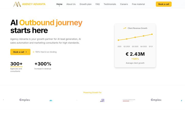 Screenshot of agencyadvanta.com