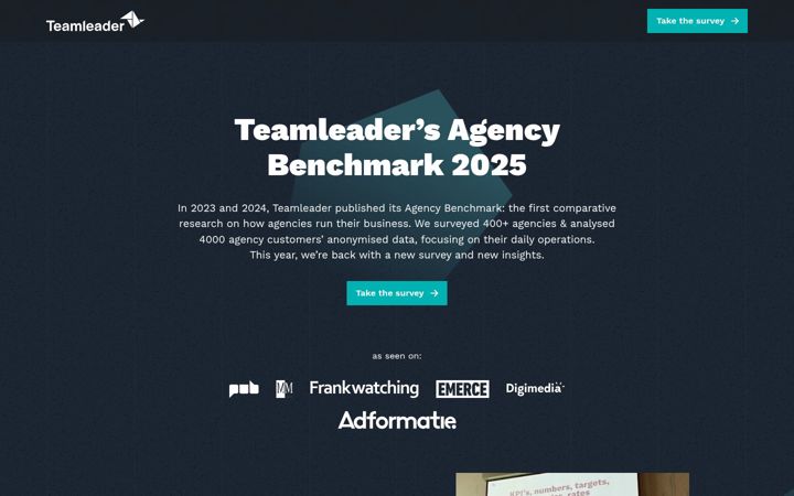 Screenshot of agencybenchmark.eu