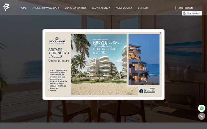 Screenshot of agencyfondocasa.it