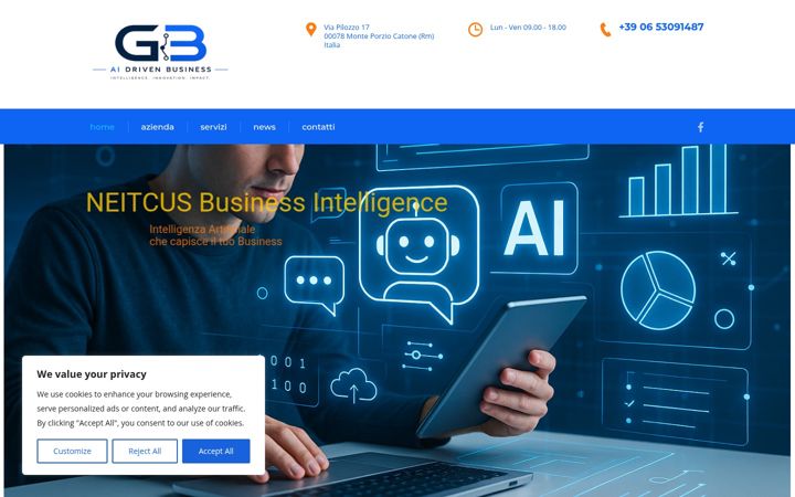 Screenshot von agencygb.com
