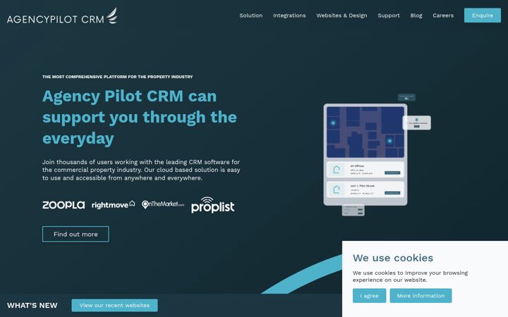 Screenshot of agencypilot.com