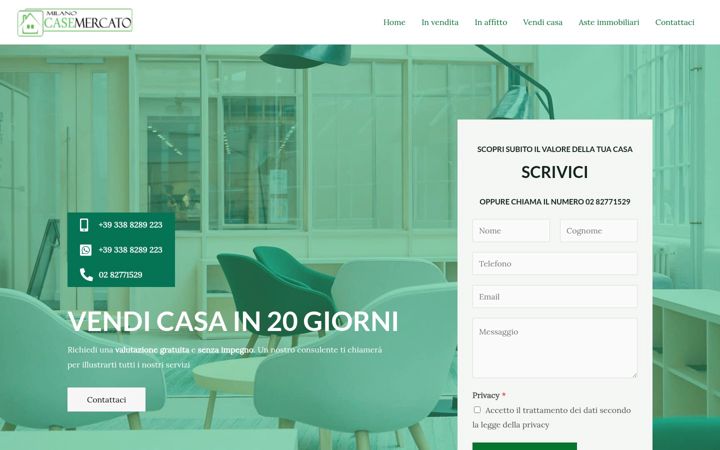 Posnetek zaslona agencyrealestate.it