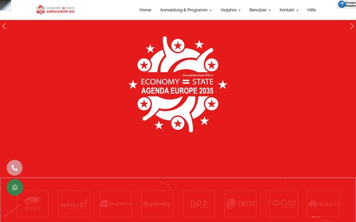 Screenshot of agenda-europe-2035.org