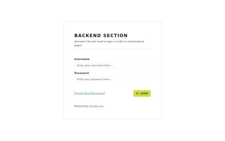 Screenshot of agenda-genetix.com