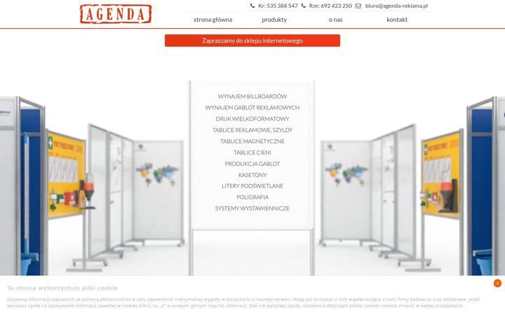 Screenshot ta' agenda-reklama.pl
