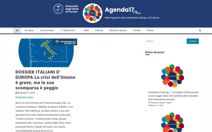 Screenshot of agenda17.it