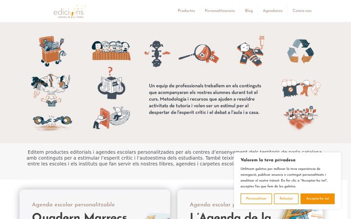 Screenshot of agendadelaterra.cat