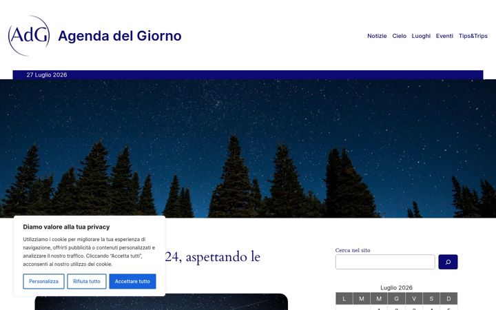 Screenshot of agendadelgiorno.it
