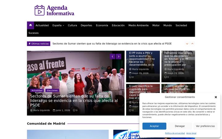 Screenshot of agendainformativa.es