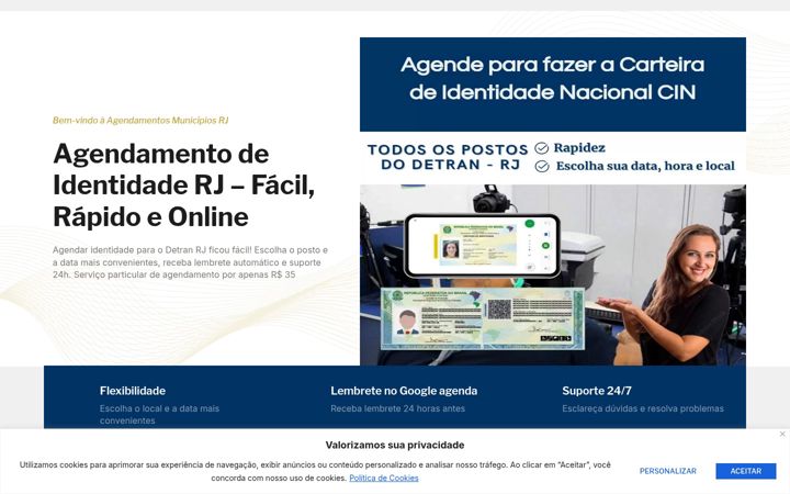 Képernyőkép: agendamentomunicipios.com.br