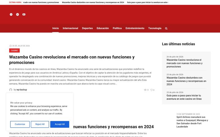 Screenshot of agendapublica.com.do
