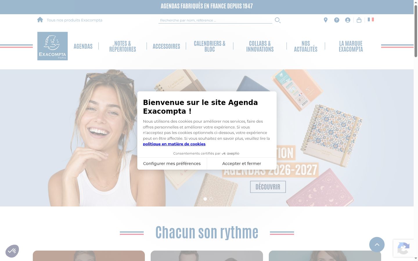 Sutikimo reklamjuostės, rodytos prieš bet kokią sąveiką, ekrano kopija
