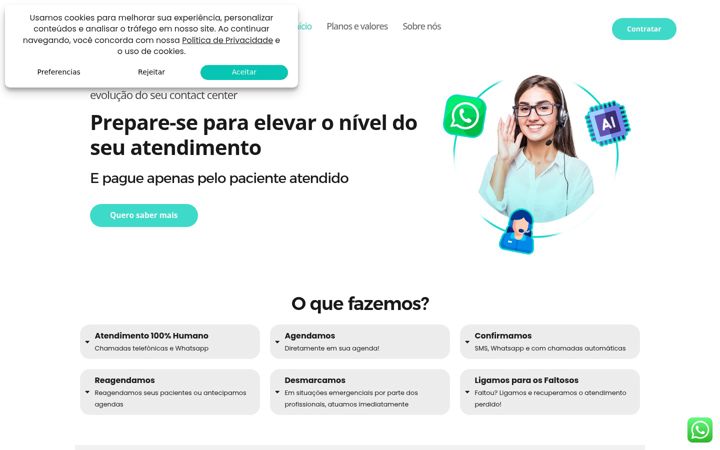 Ekrano kopija agendas.com.br