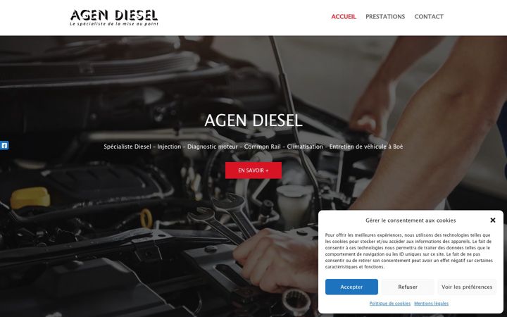 Screenshot του agendiesel47.fr
