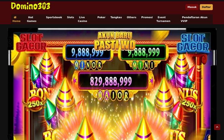 Screenshot of agendomino303.com