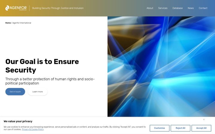 Screenshot of agenformedia.com