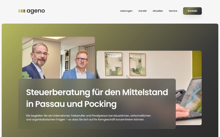 Screenshot of ageno.info