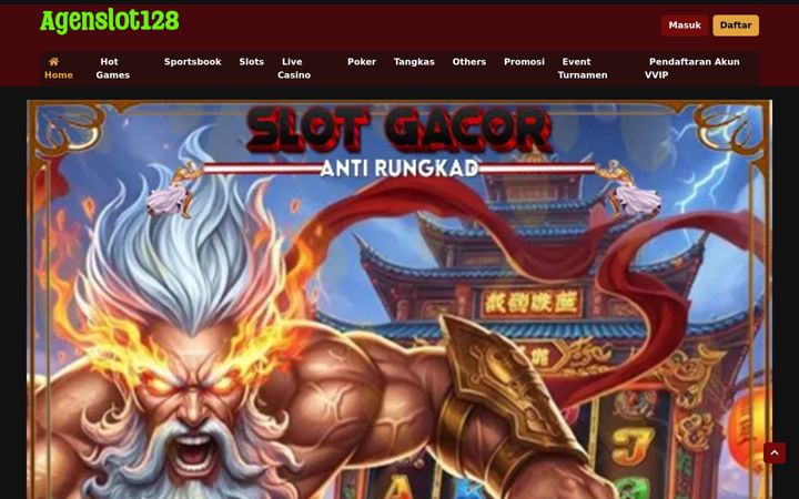Screenshot of agenslot128.org