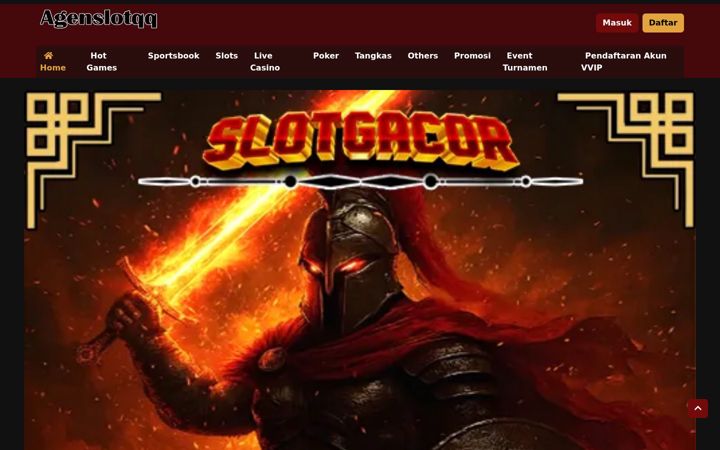 Screenshot of agenslotqq.com