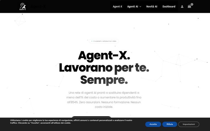 Skjámynd af agent-x.it