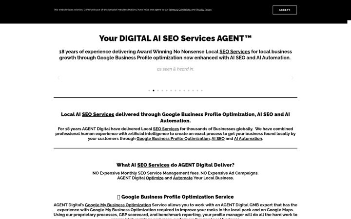 Screenshot of agent.media
