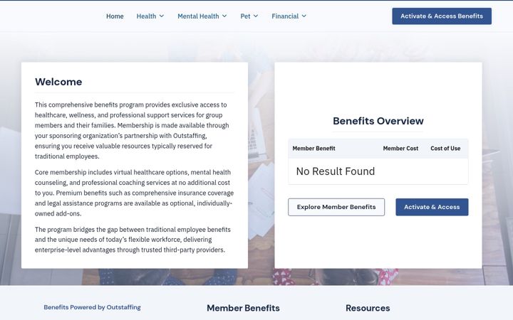 Screenshot of agentbenefits.cloud