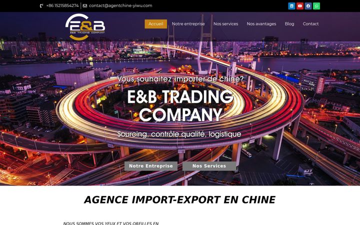 Skjámynd af agentchine-yiwu.com